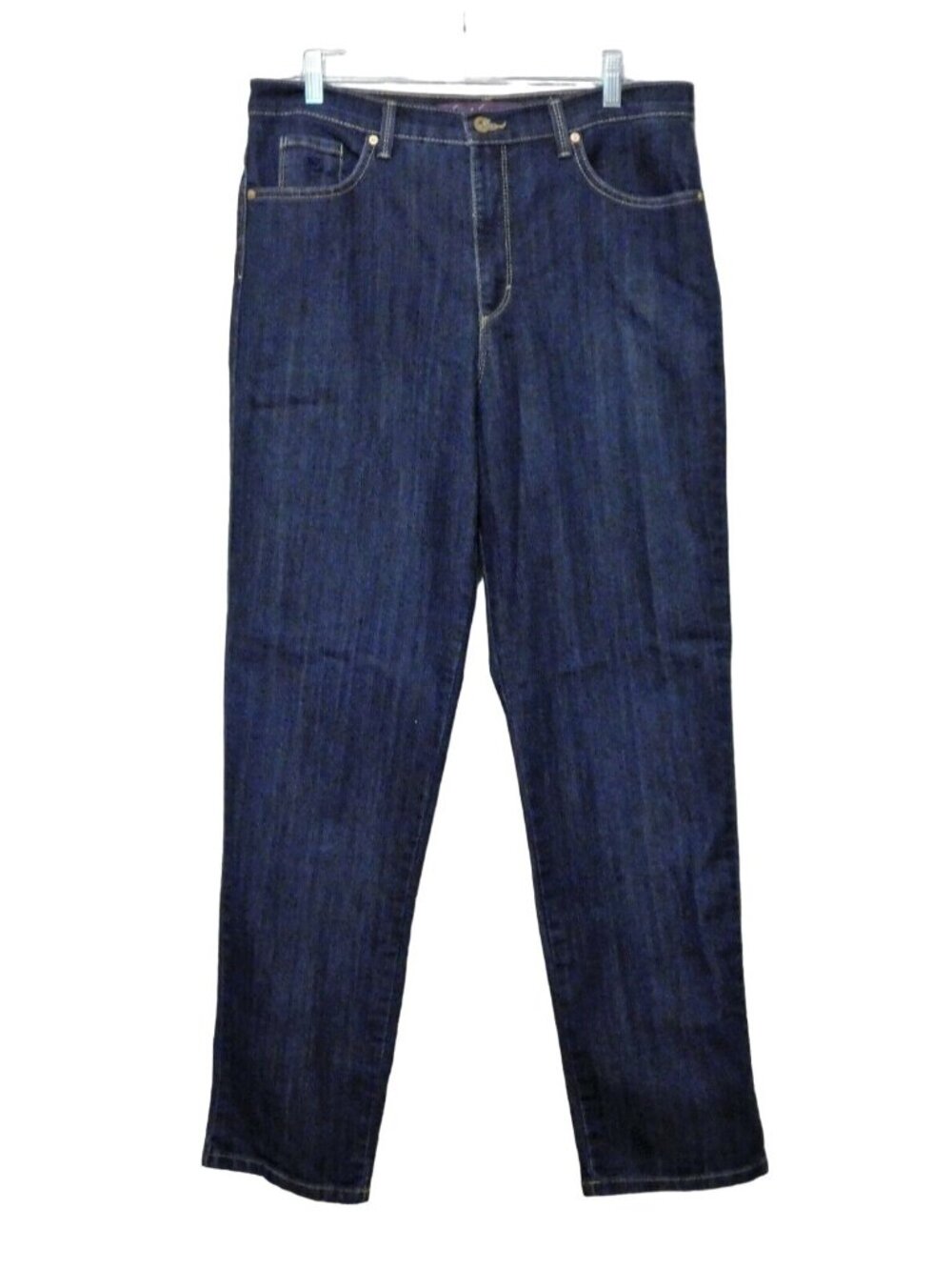 Gloria Vanderbilt Amanda Jeans Womens 14 Blue Dk Wash Classic Fit Denim Stretch